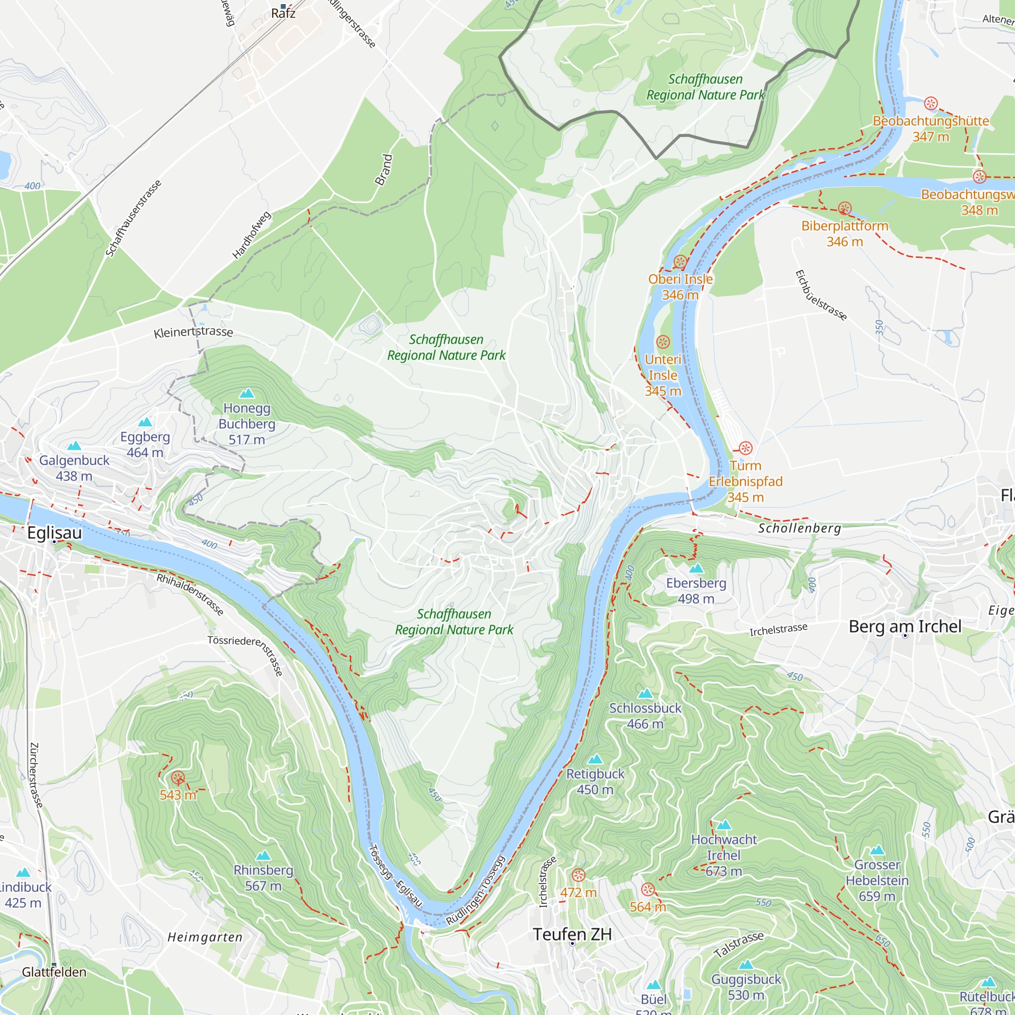 Waldhütte Hurbig map