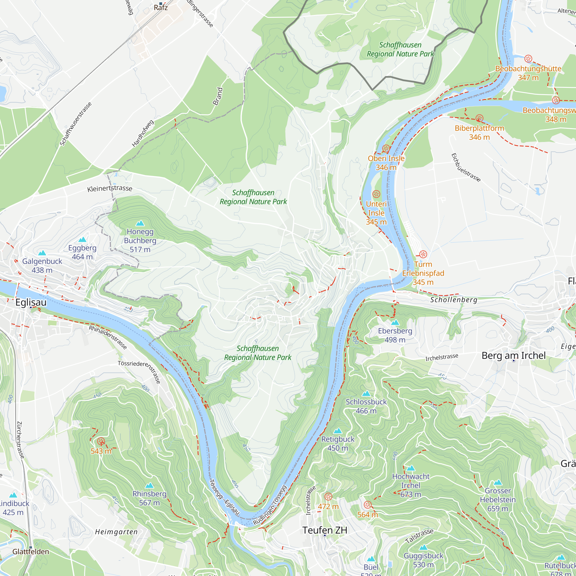 Waldhütte Hurbig map