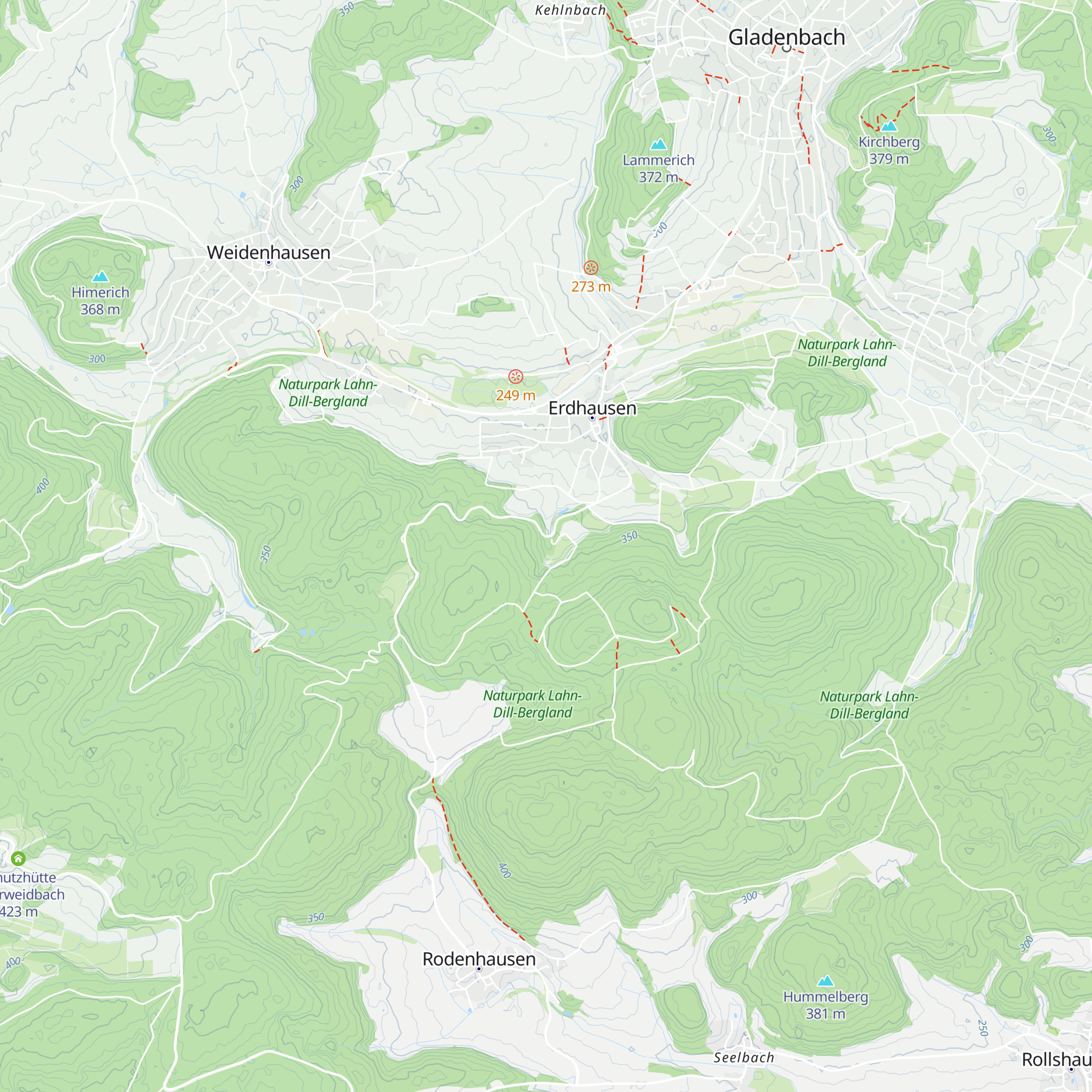 Grillhütte Erdhausen map