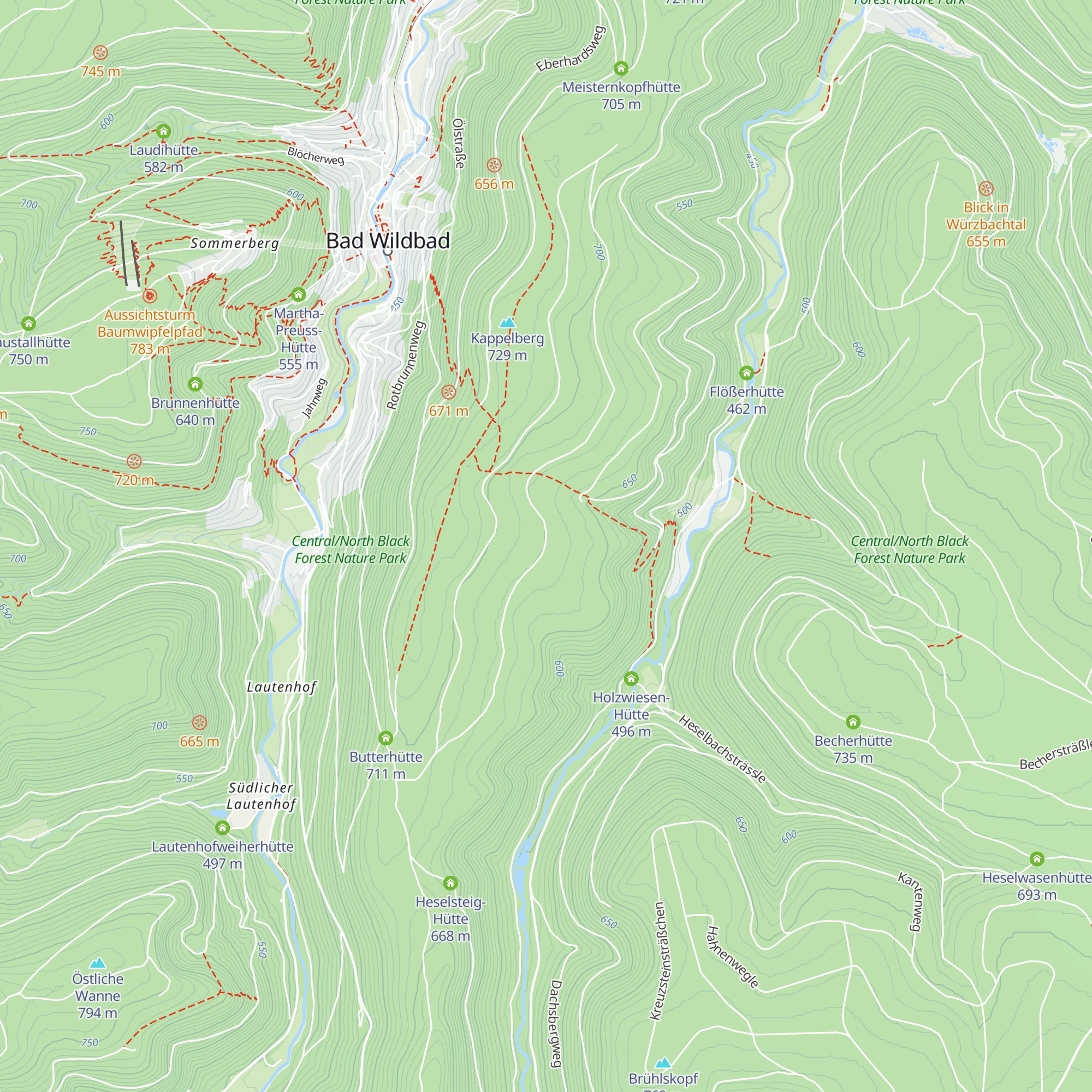Lärchenhütte map