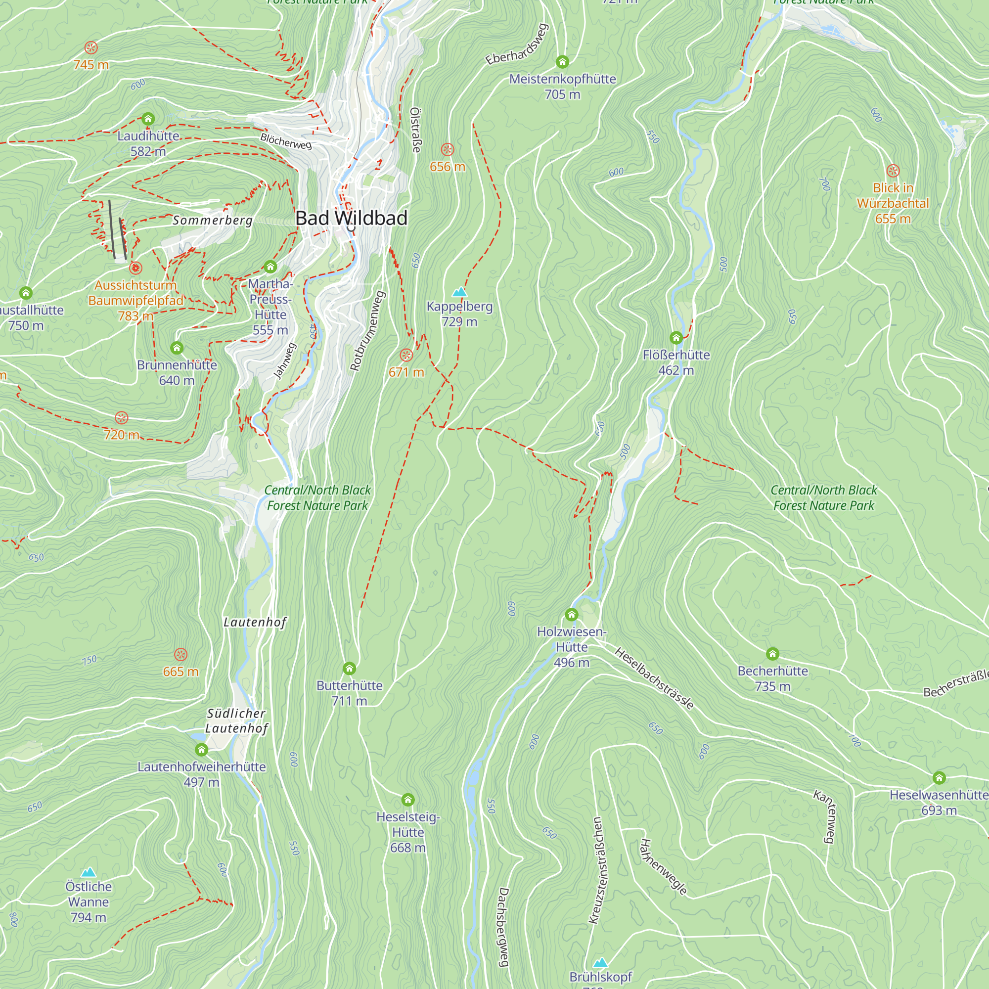 Lärchenhütte map