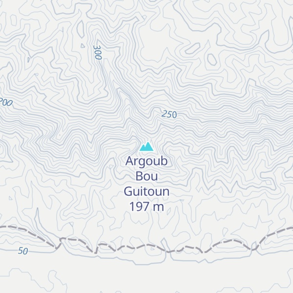Map of Argoub Bou Guitoun