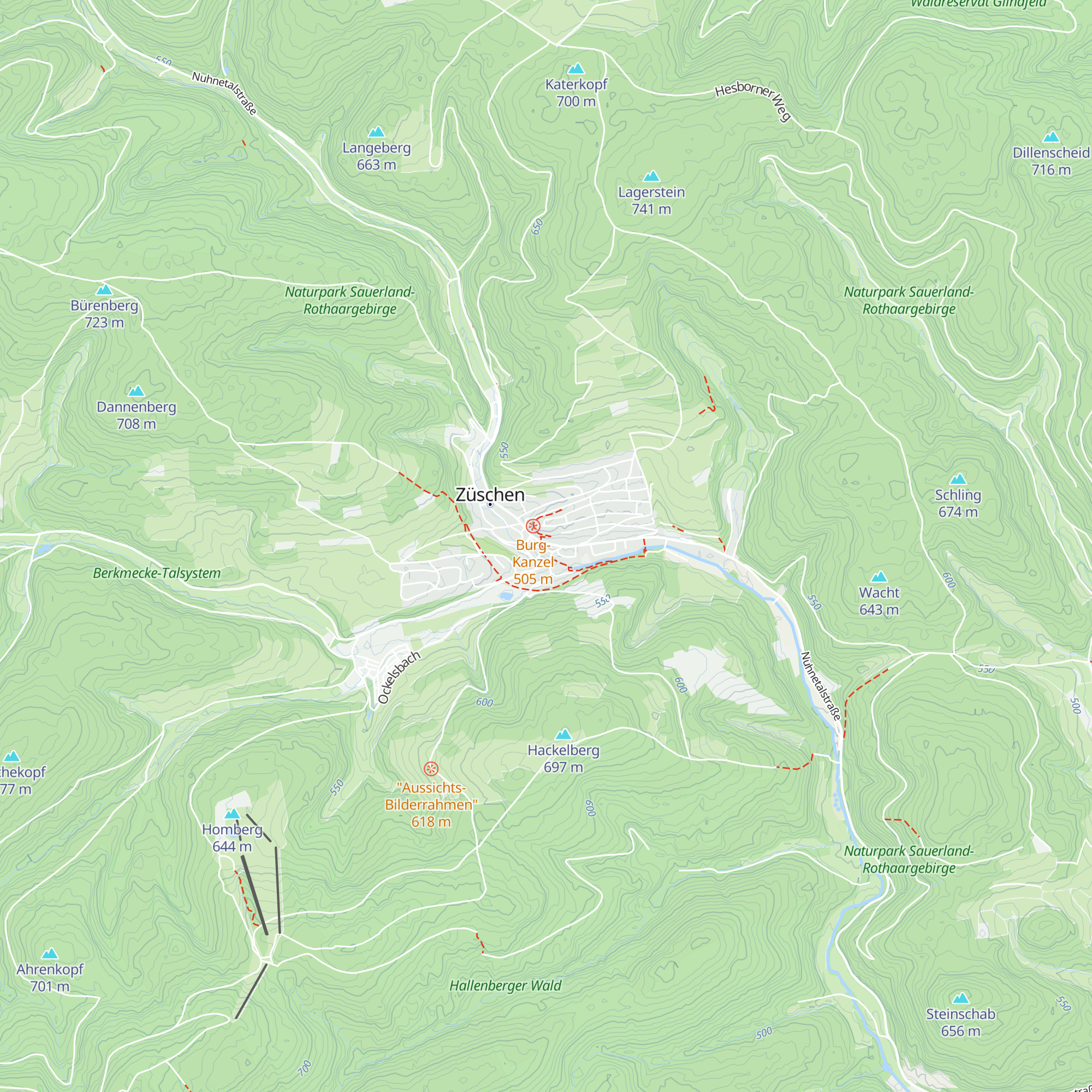 Tourist Information map