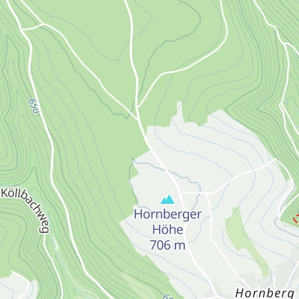 Map of Hornberger Hütte