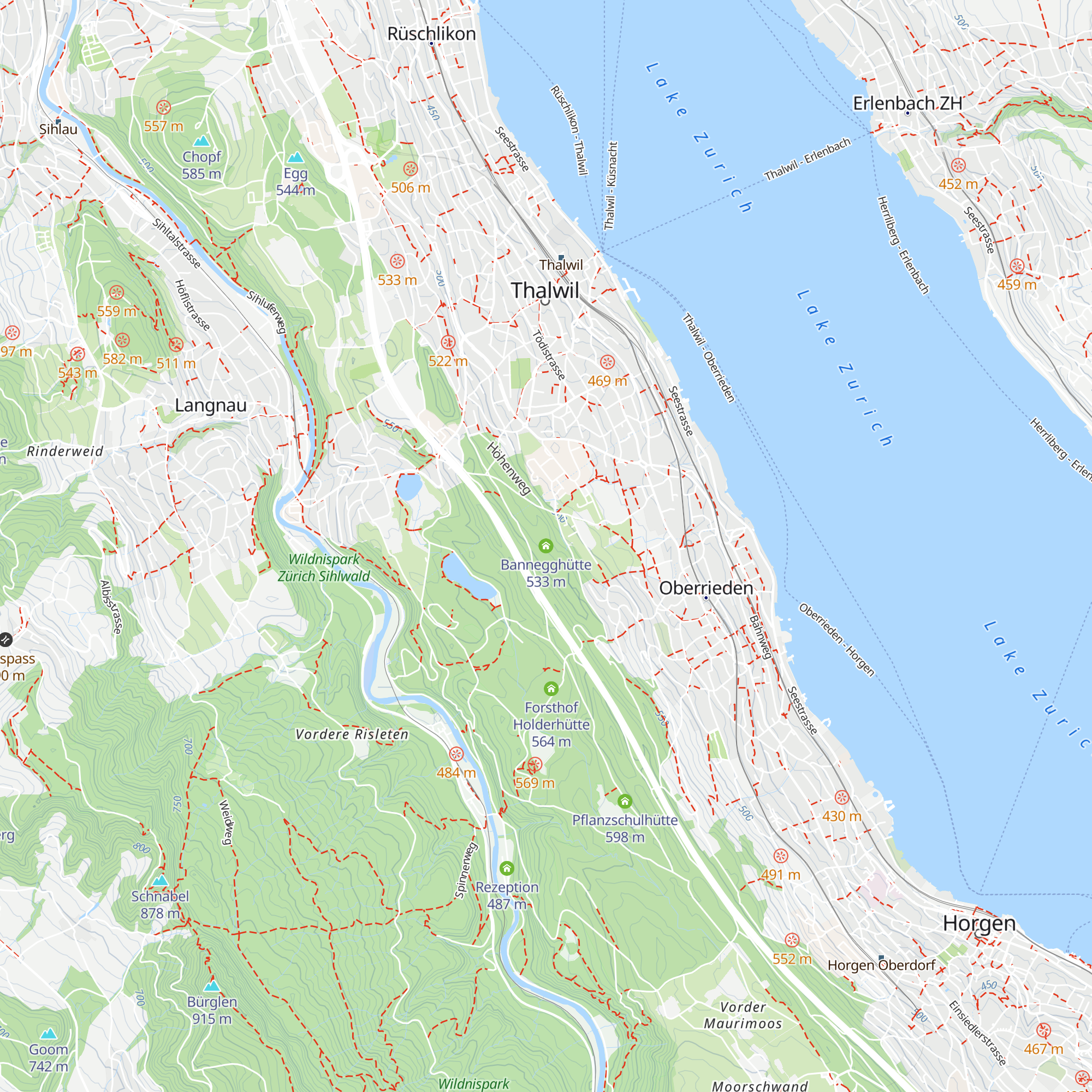 Bannegghütte map