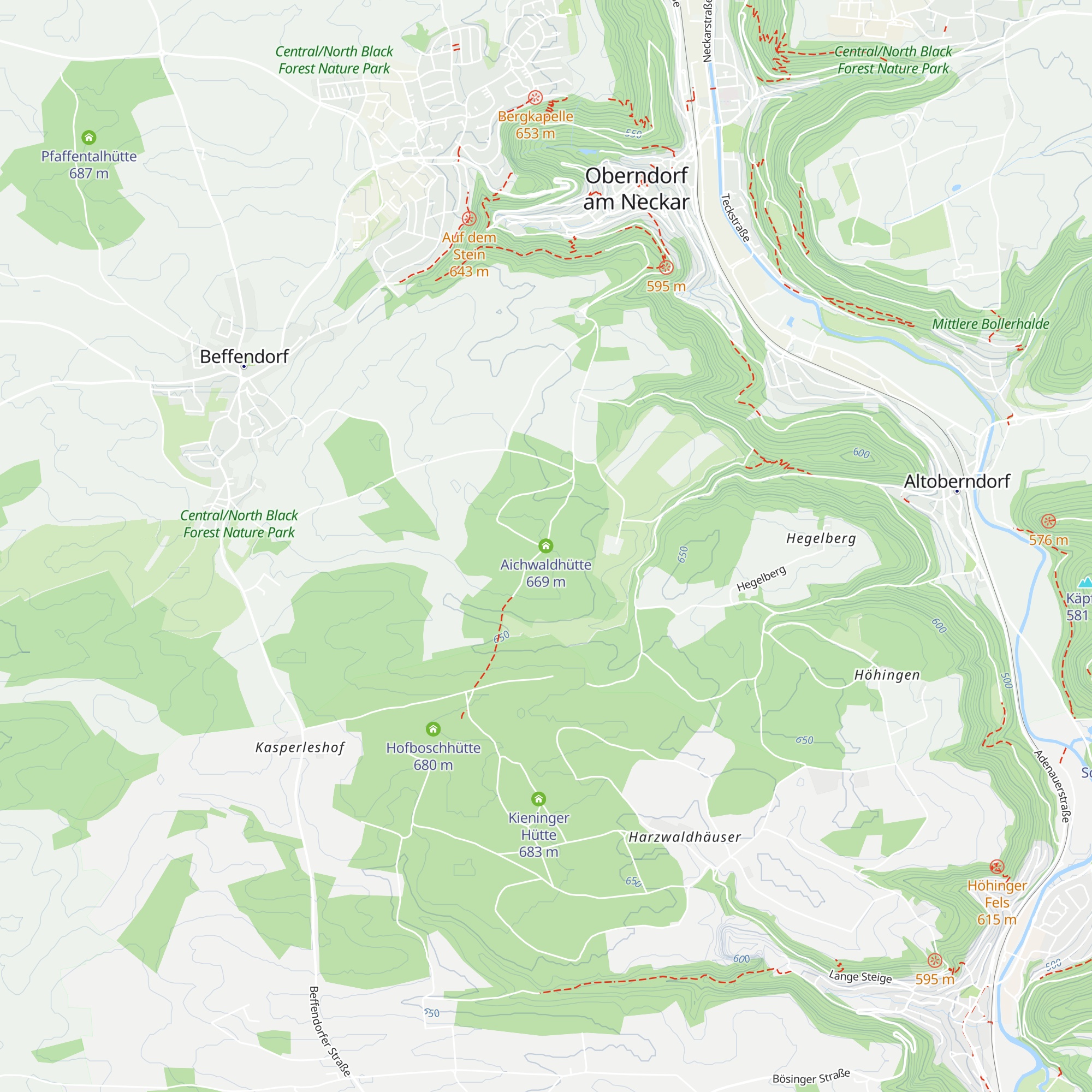 Aichwaldhütte map