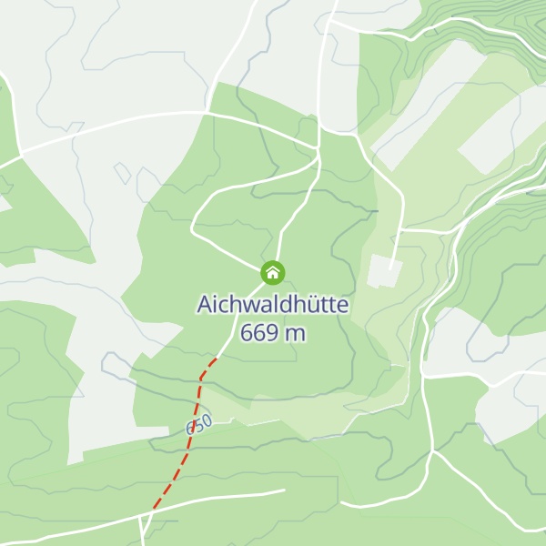 Map of Aichwaldhütte