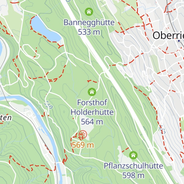 Map of Forsthof Holderhütte