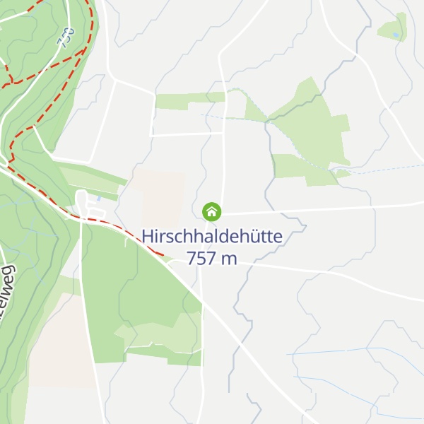 Map of Hirschhaldehütte