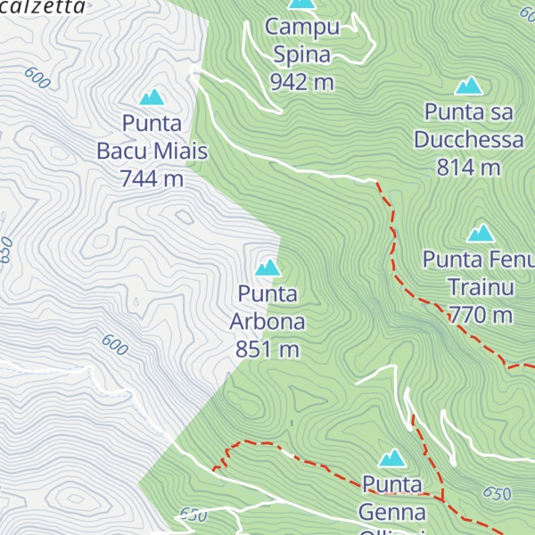 Map of Punta Arbona