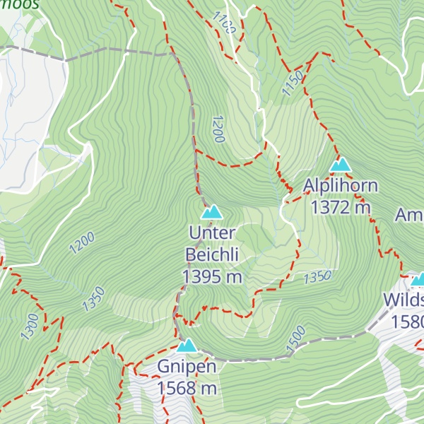 Map of Unter Beichli