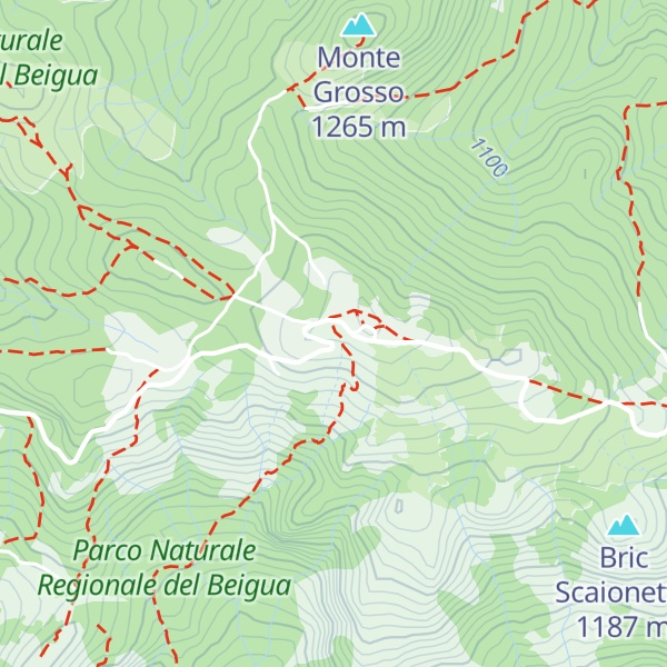 Map of Tenda Alpini
