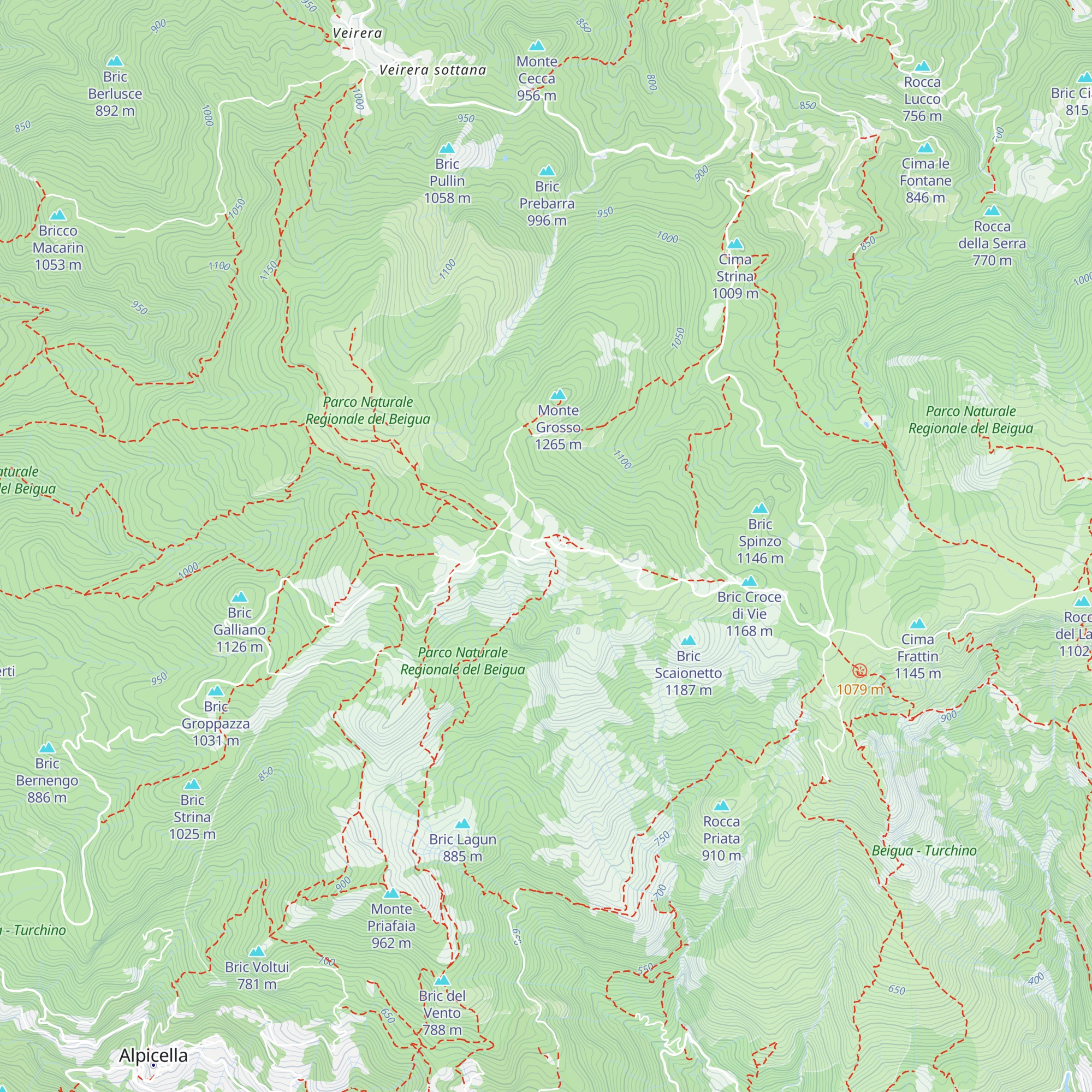 Tenda Alpini map