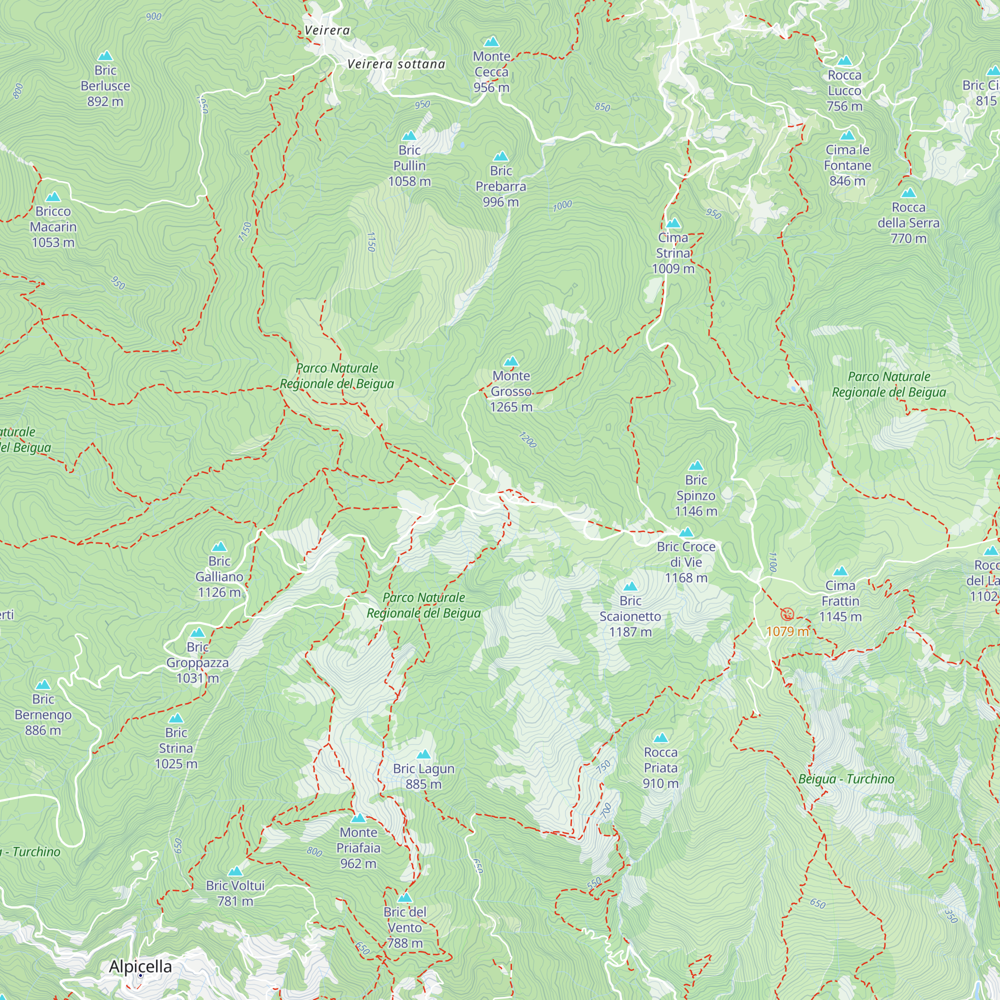 Tenda Alpini map