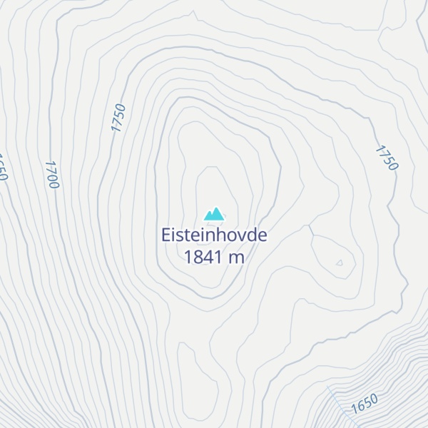 Map of Eisteinhovde