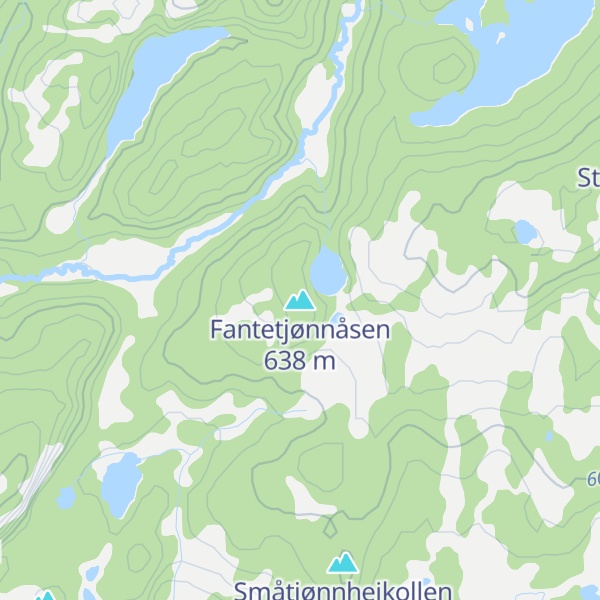 Map of Fantetjønnåsen