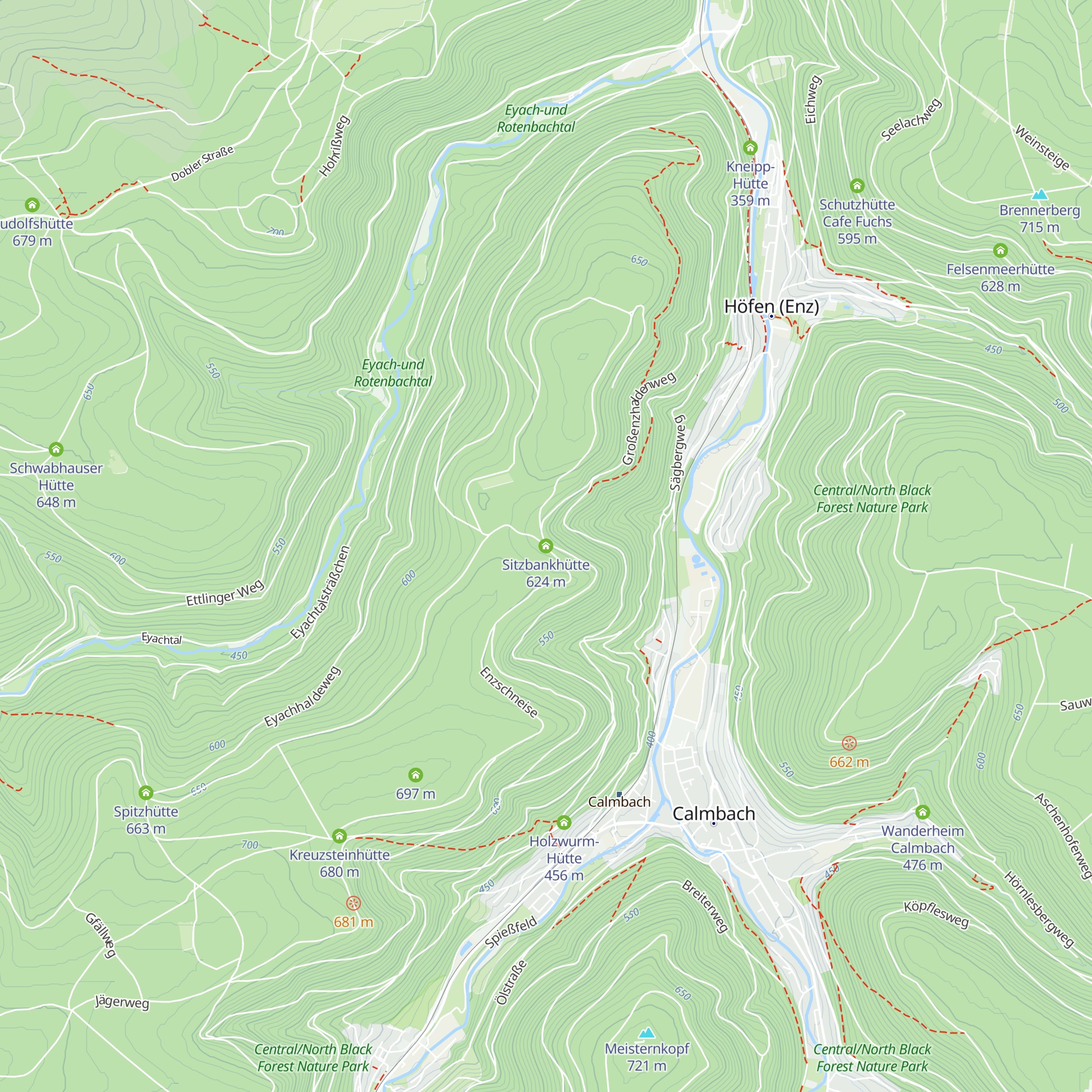 Sitzbankhütte map