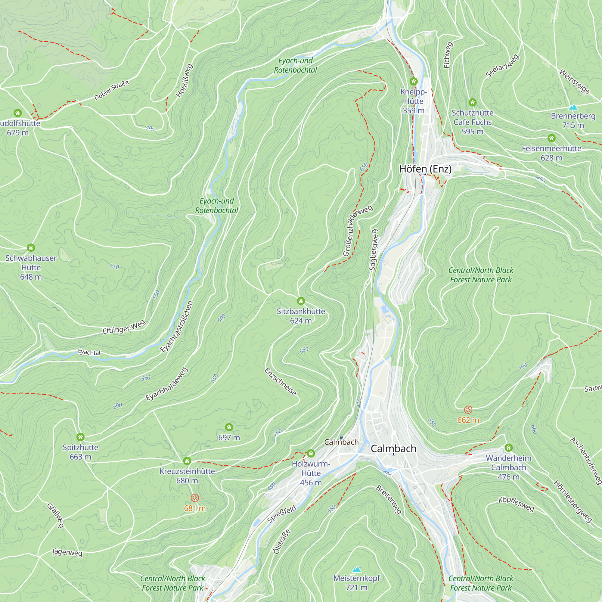 Sitzbankhütte map