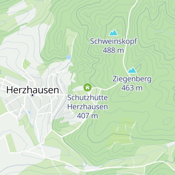 Map of Schutzhütte Herzhausen