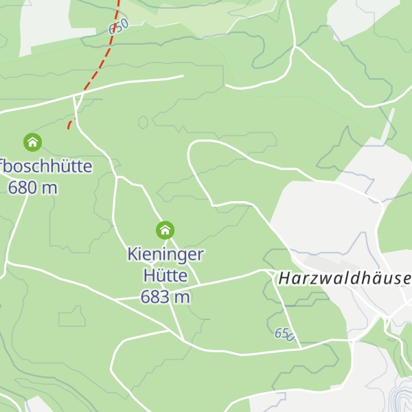 Map of Harzwaldhütte
