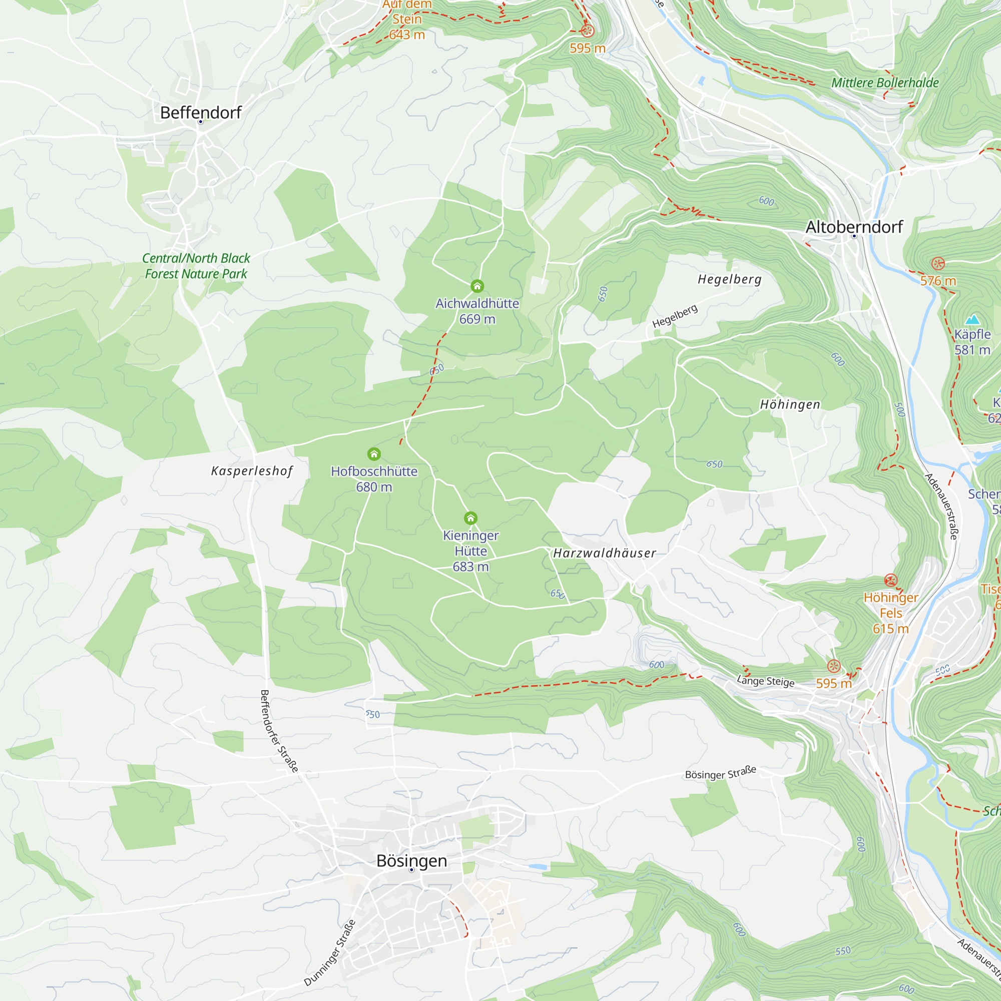Harzwaldhütte map