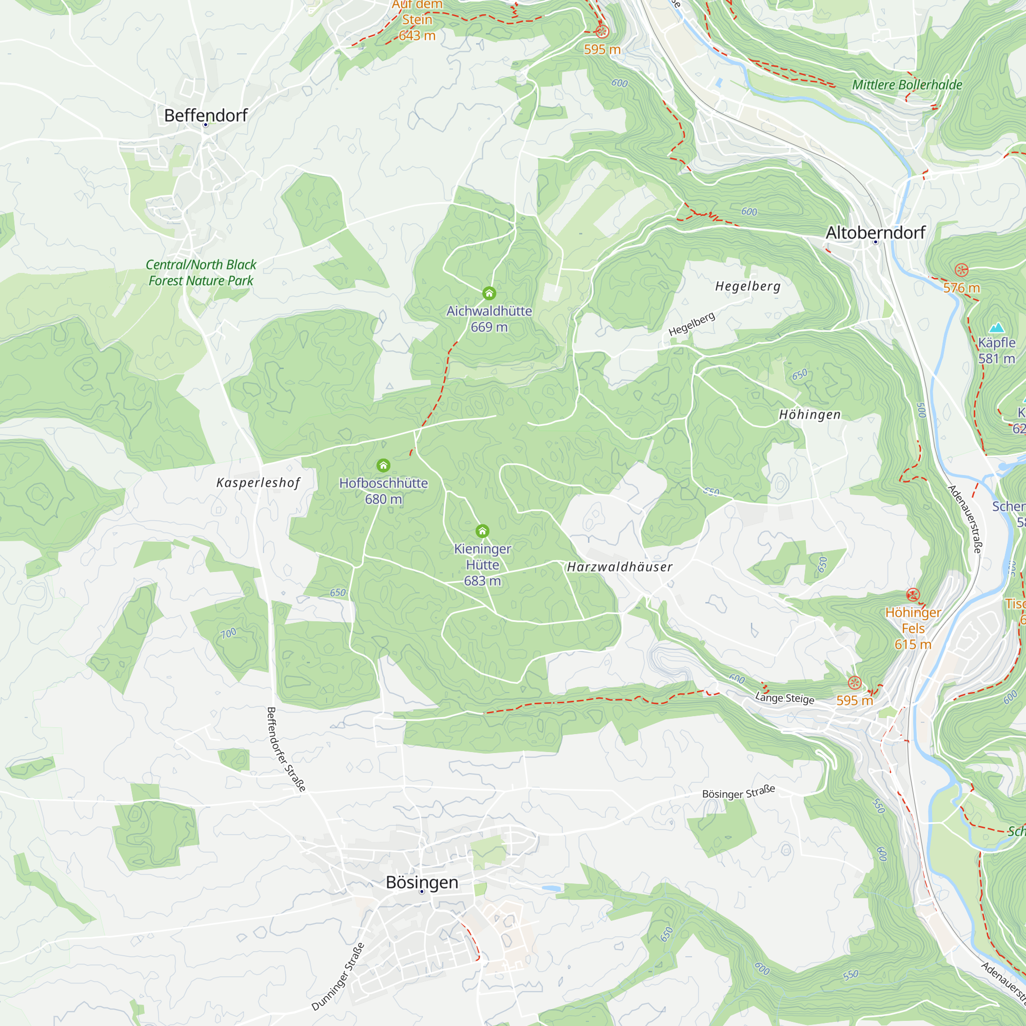 Harzwaldhütte map