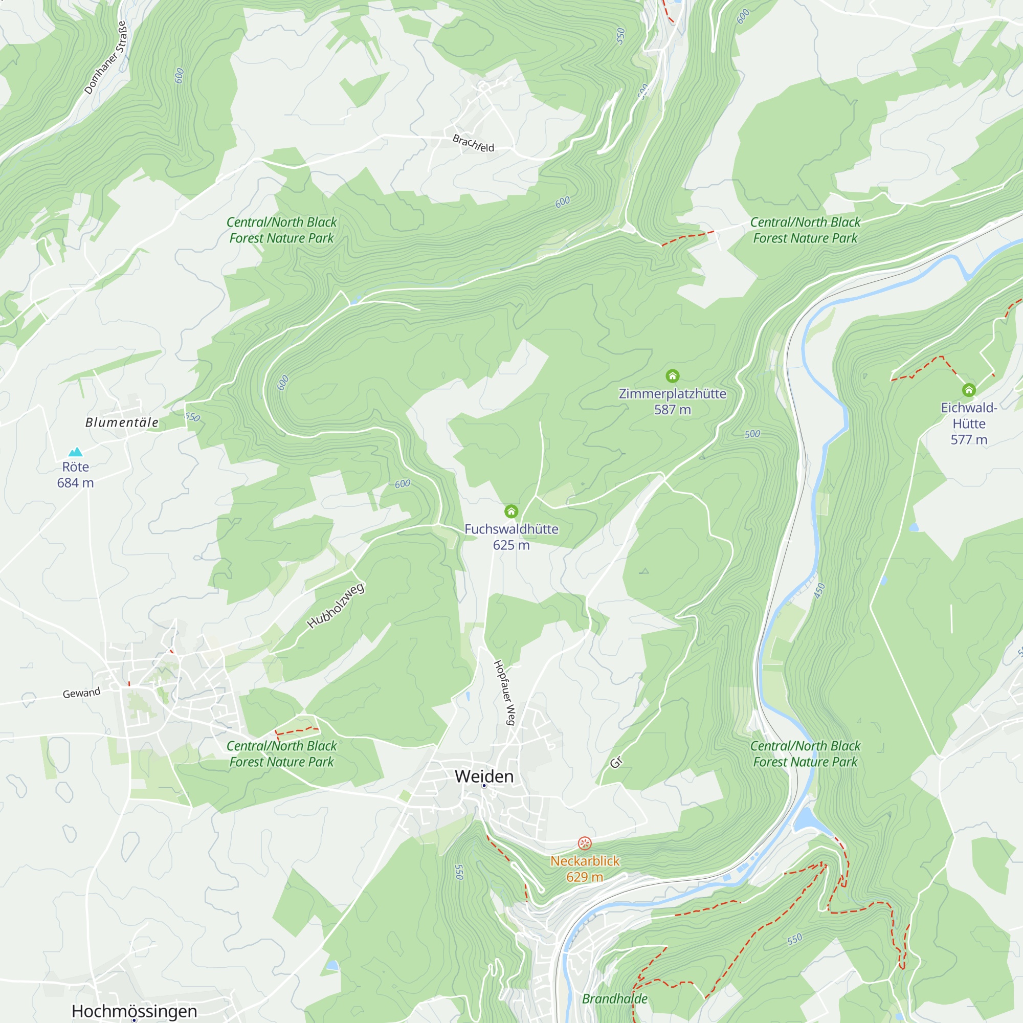 Fuchswaldhütte map