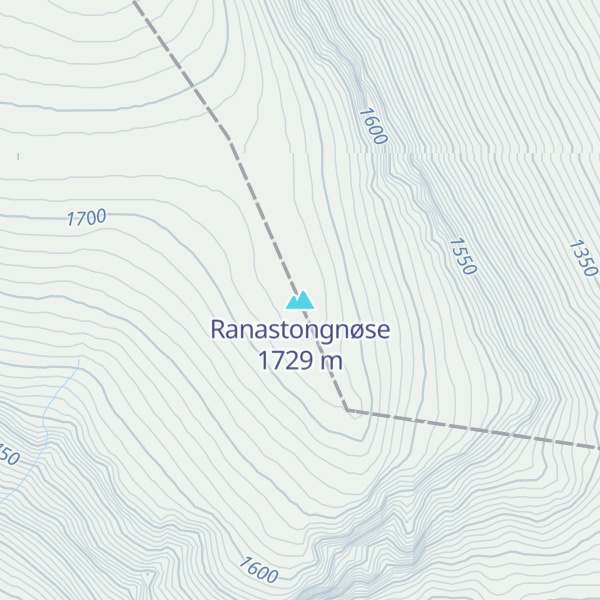 Map of Ranastongnøse