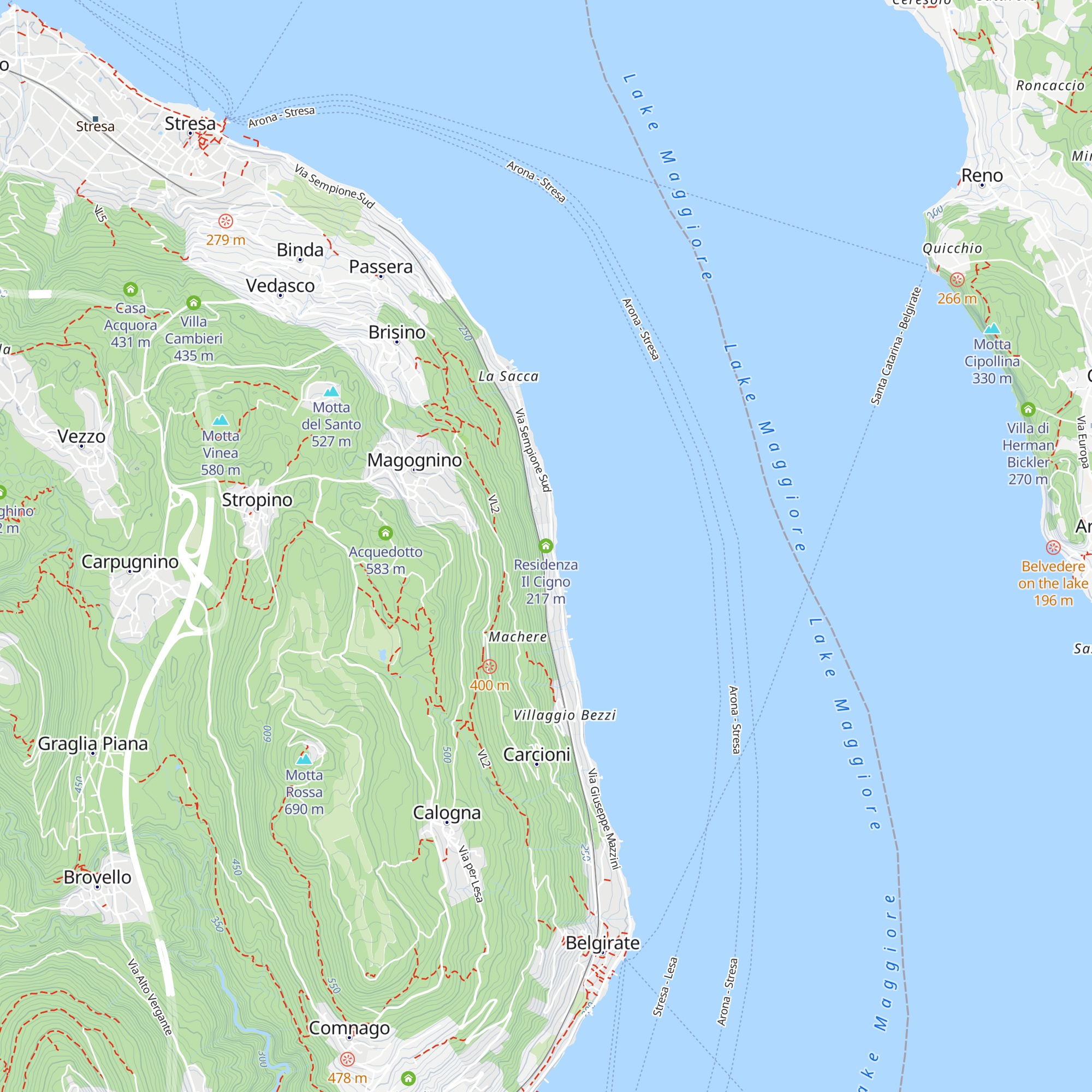 Residenza Il Cigno map