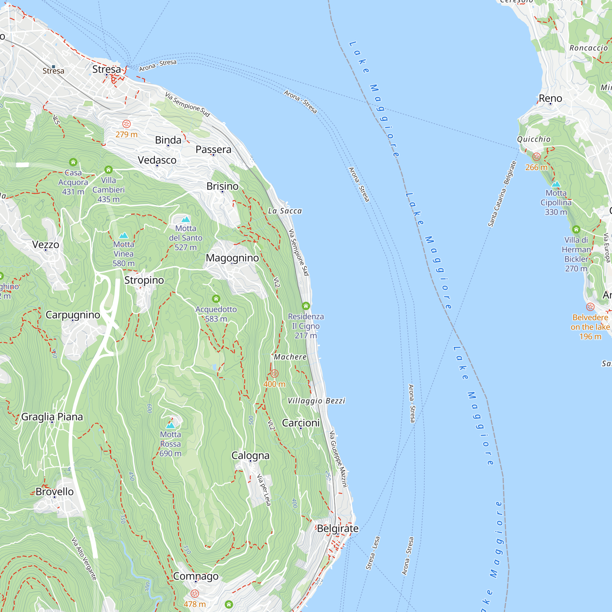 Residenza Il Cigno map
