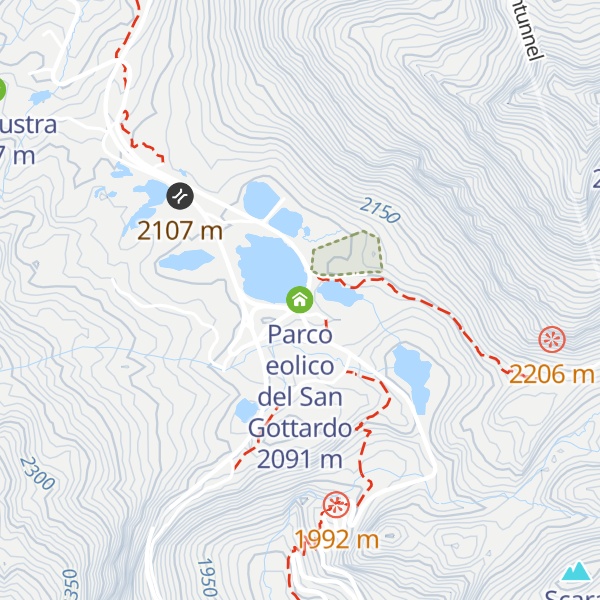 Map of Parco eolico del San Gottardo
