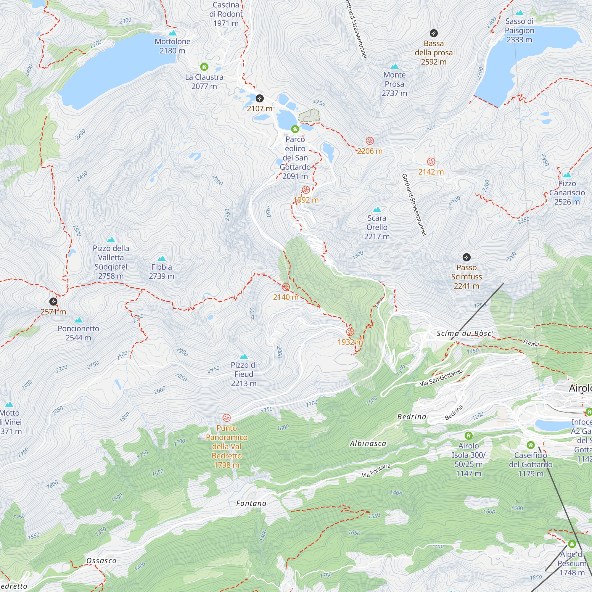 Blockhaus Fieudo map