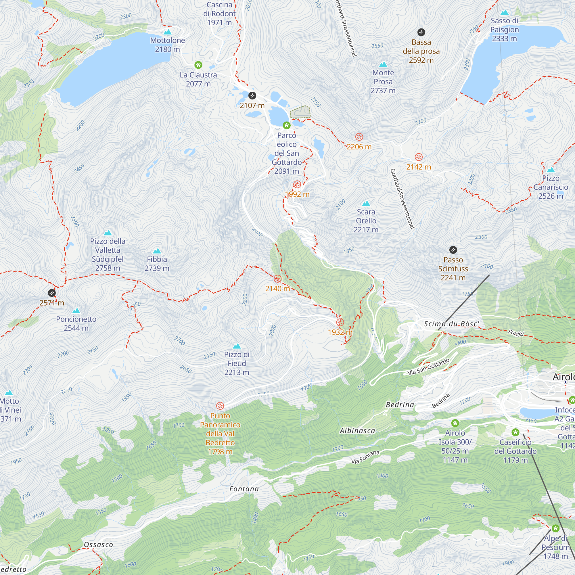 Blockhaus Fieudo map