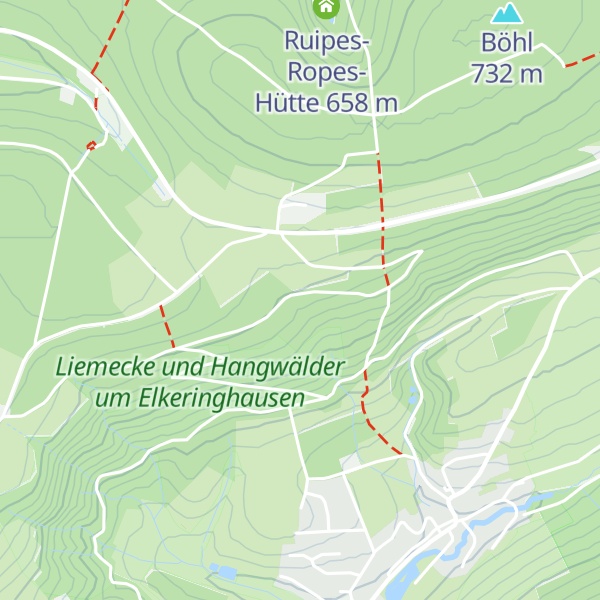 Map of Waldhütte Elkeringhausen