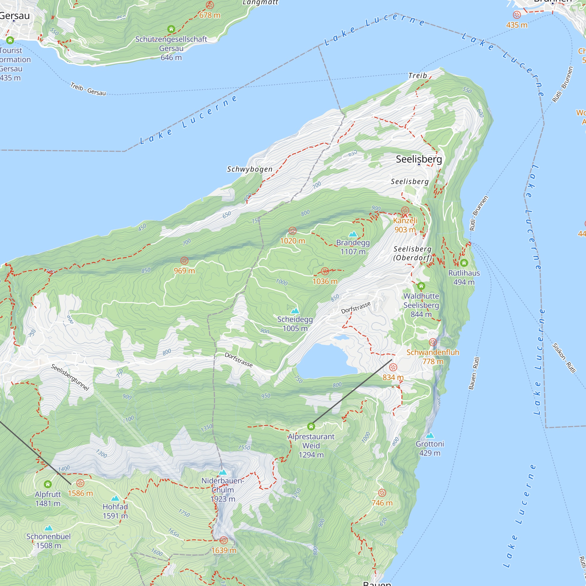 Schwandlipass Lodge map
