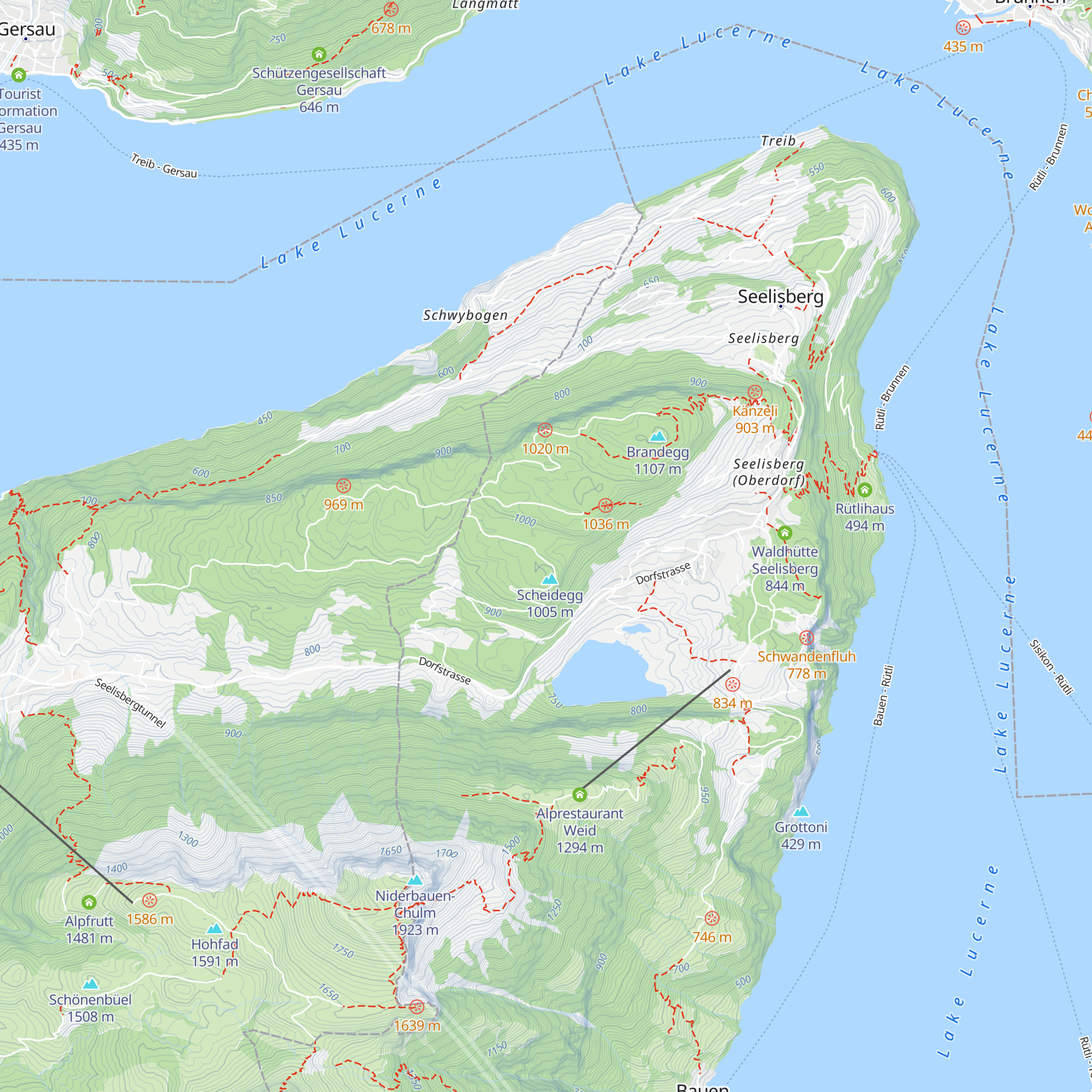 Schwandlipass Lodge map