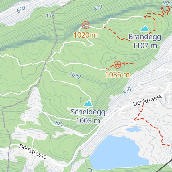 Map of Schwandlipass Lodge