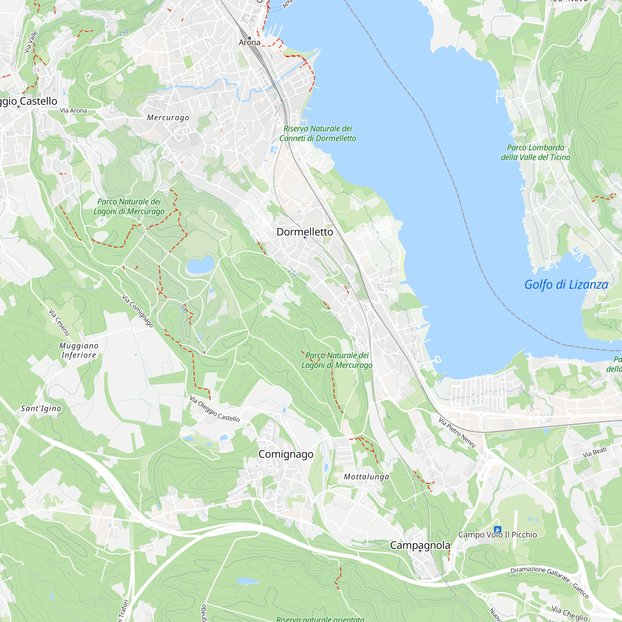 Villa Monti map