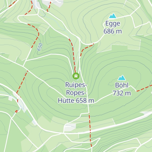 Map of Ruipes-Ropes-Hütte