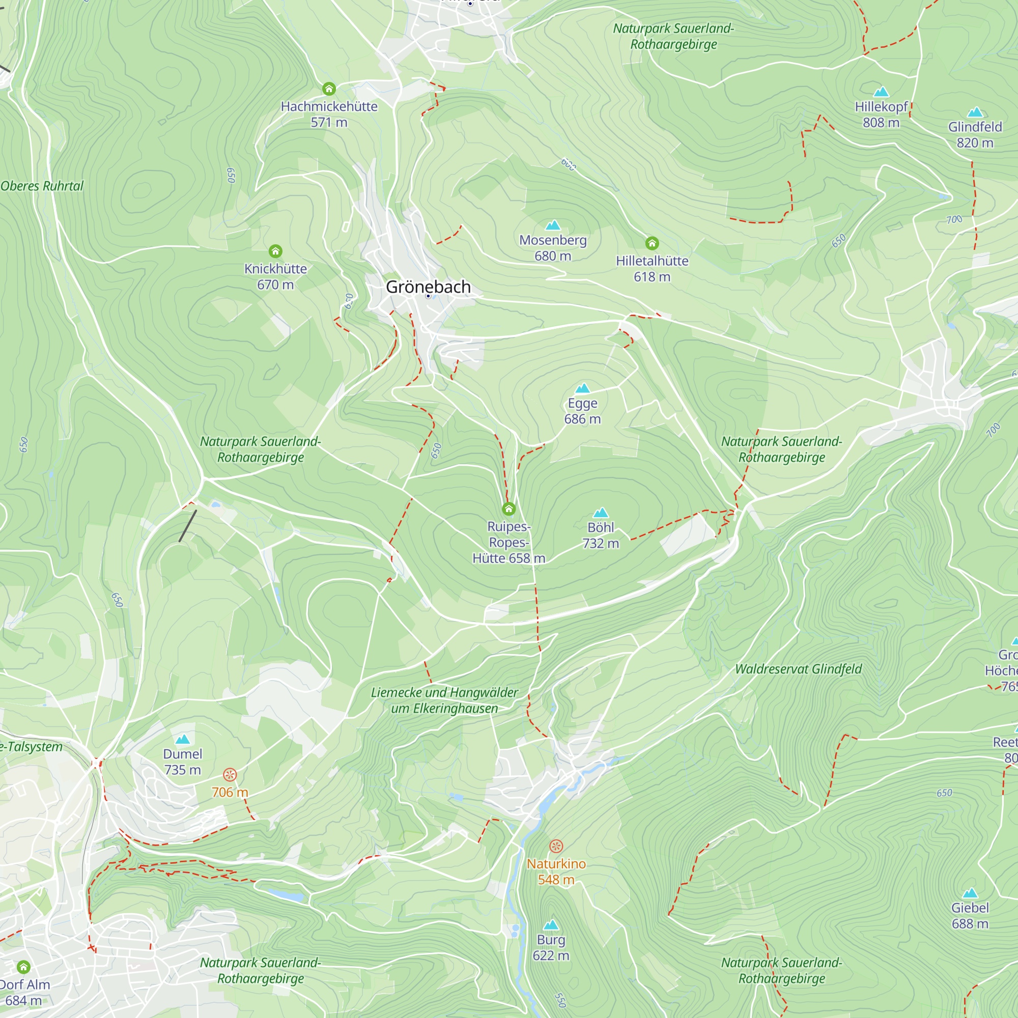 Ruipes-Ropes-Hütte map