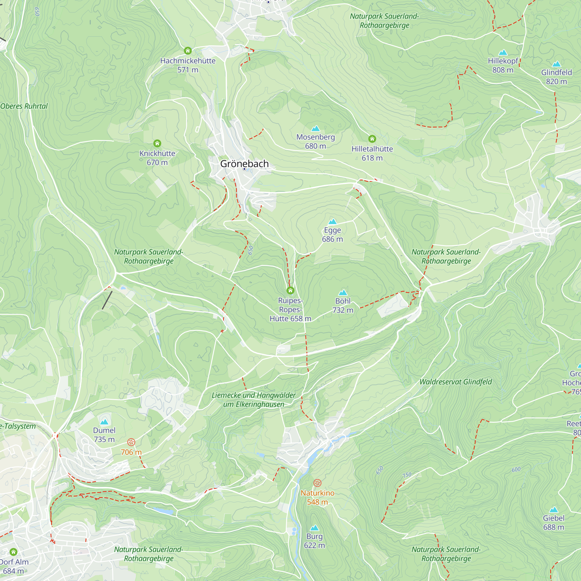 Ruipes-Ropes-Hütte map