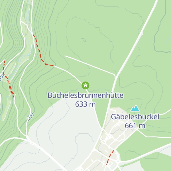 Map of Büchelesbrunnenhütte