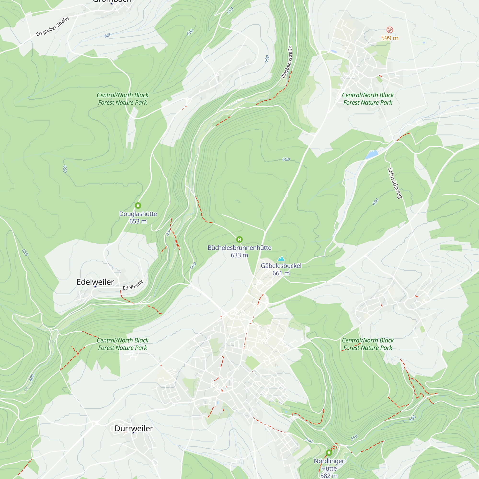 Büchelesbrunnenhütte map