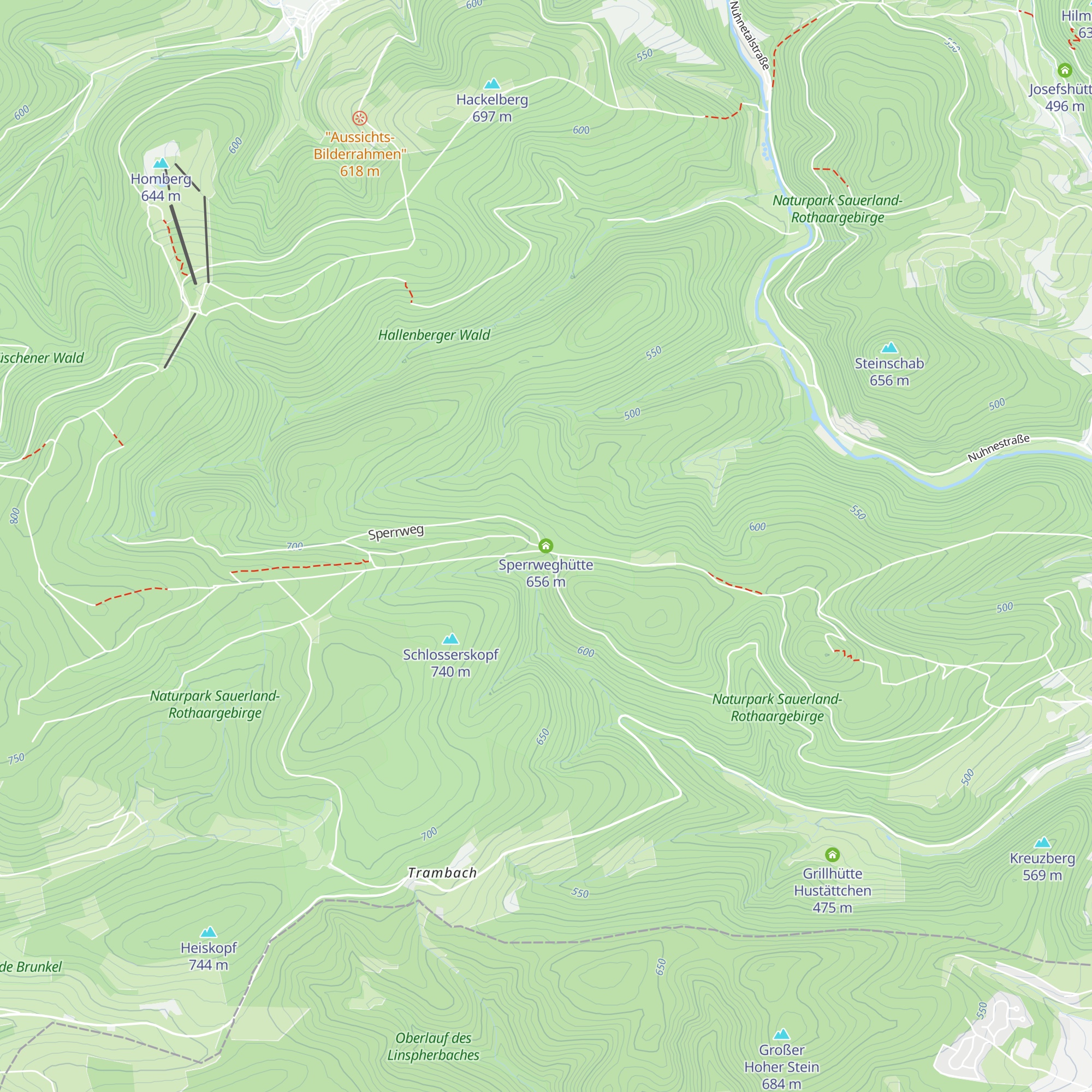 Sperrweghütte map