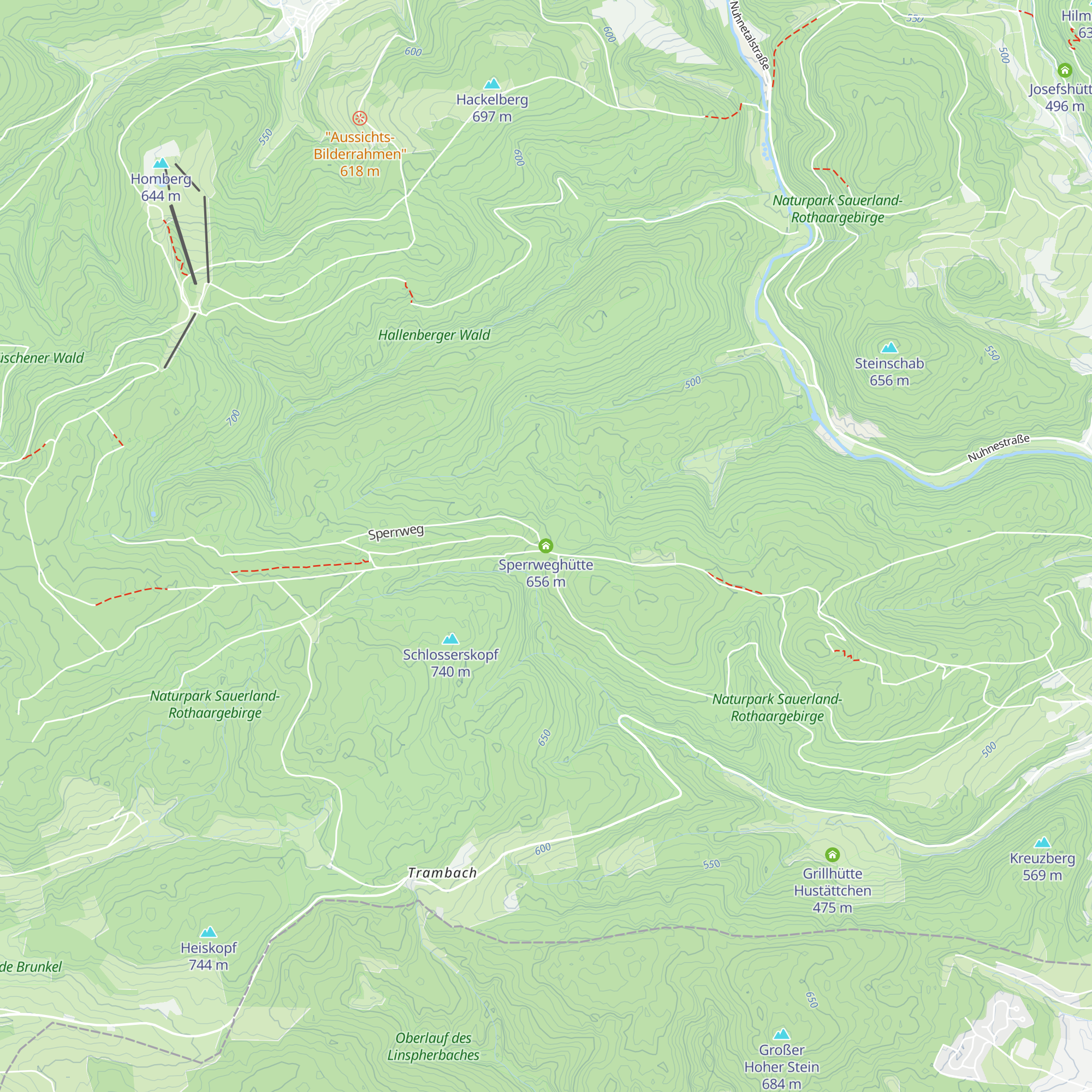 Sperrweghütte map