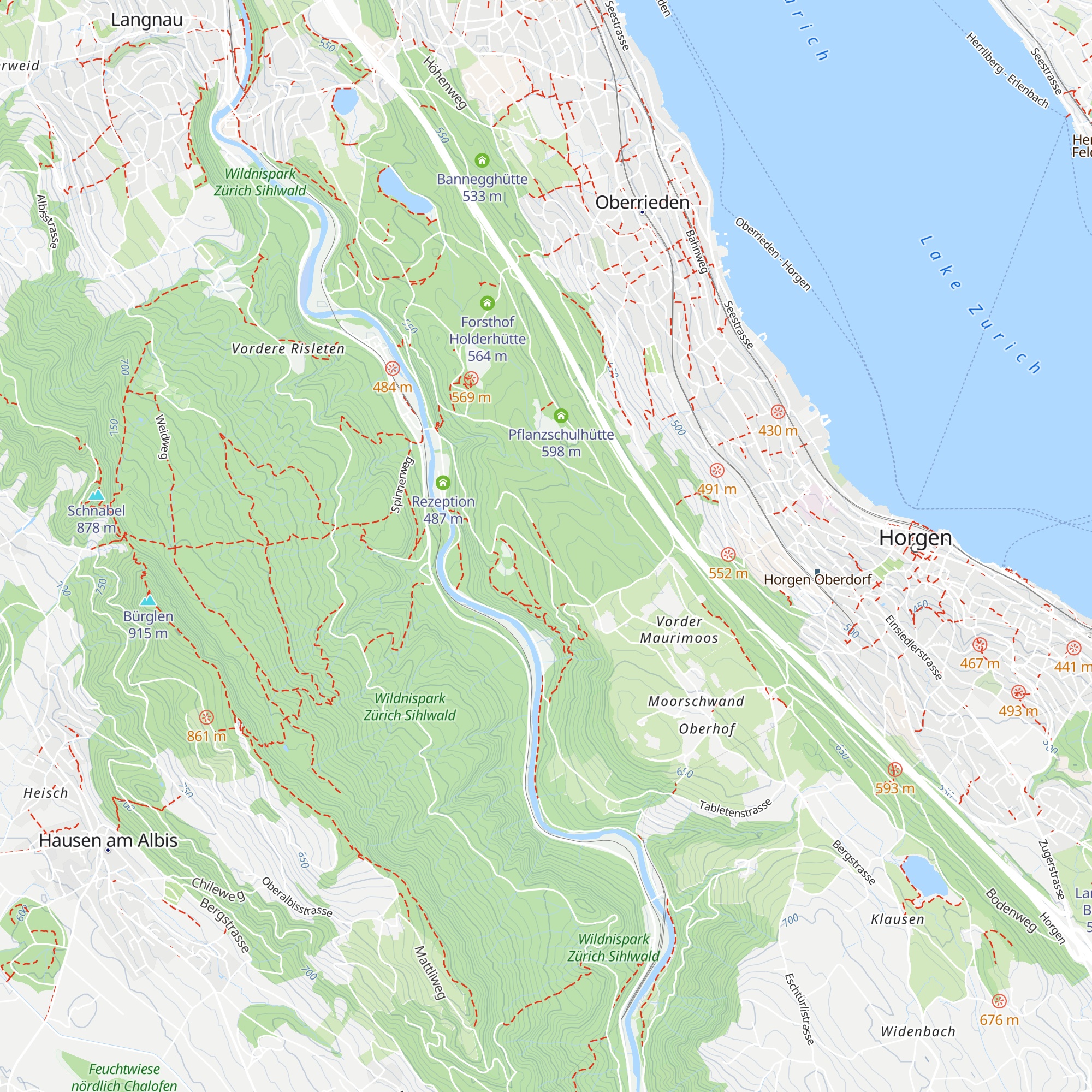 Forrenhaldenhütte map