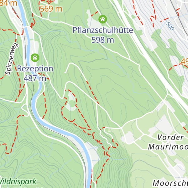 Map of Forrenhaldenhütte