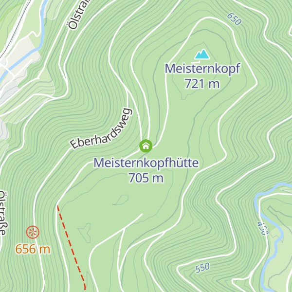 Map of Meisternkopfhütte
