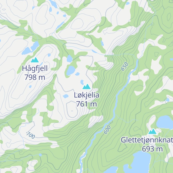 Map of Løkjelia