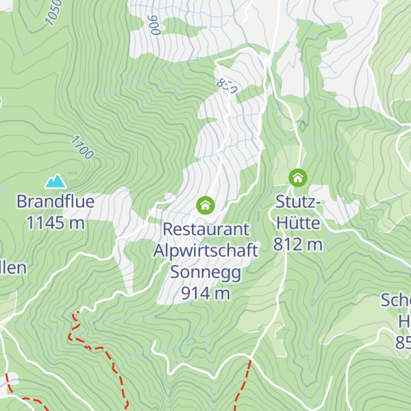 Map of Restaurant Alpwirtschaft Sonnegg